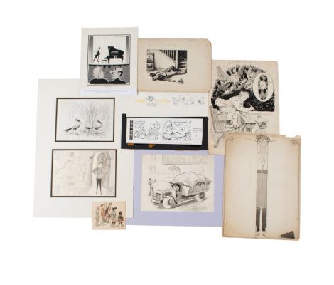 Lot 300 - TEN ORIGINAL ILLUSTRATIONS | misc / divers