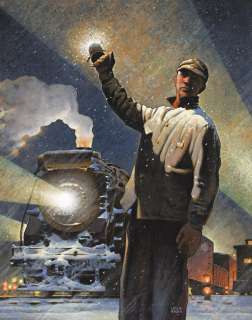 LESLIE RAGAN "New York Central." | Swann Galleries