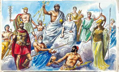 R. ALBERTARELLI - Gli Dei dell‘Olimpo