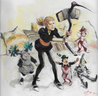 Follet, René - Dessin original publié - ArtBook "Du crayon au pinceau" - Ikar - (2014) | Catawiki