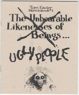 Tom Fowler | Ugly People Issue 1 Page Sketchbook | NSNart