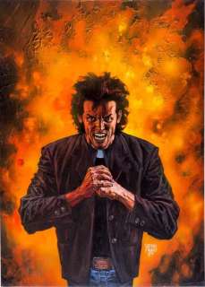 Glenn Fabry – Preacher Cover Wizard Magazine – Acrylic