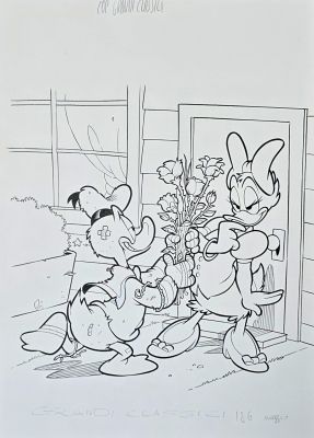 Copertina originale Lorenzo Pastrovicchio I Grandi Classici #186 | Venere Comic Art
