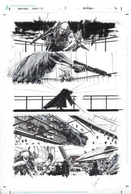 Brian Thies | Star Wars Legacy Issue 08 Page 16 | Splash Page