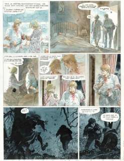 Lot #460 | Hermann. Planche originale Lune de guerre | BDEnchères