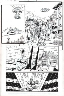 Al Milgrom, Paul Ryan | Fantastic Four ’Healthy Heroes’ Unpublished Story #2 P.6 - Latveria | Anthony’s Comic Book Art