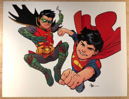 Doc Shaner | *PRINT* ROBIN & SUPERBOY | Doc Shaner