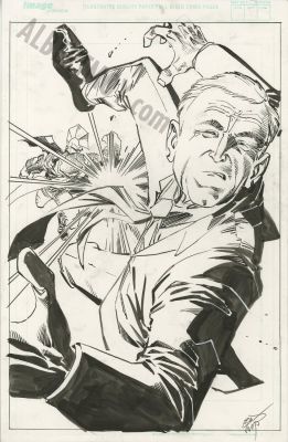 Erik Larsen | Savage Dragon Unused Cover Issue 119 | Albert Moy