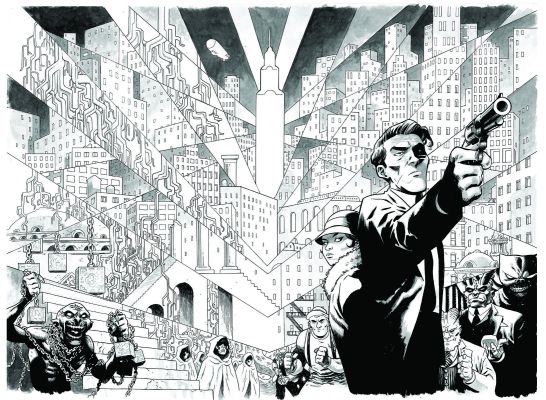 Brian Hurtt | The Damned Issue Omnibus Hc Page Cover | ComiConArt