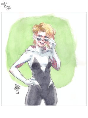 Don Tantiado | Spider-Gwen (Green) | Next Comic Art