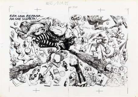 Buzzelli Guido - "Era una befanaâ€¦ma che scopata!", 1973 | Urania Casa d’Aste