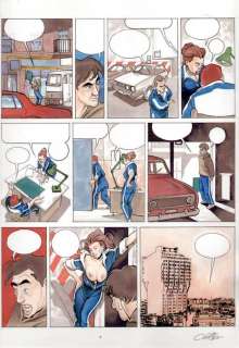 Caretta, Ferdinando - original colour plate for an erotic comic story | Catawiki