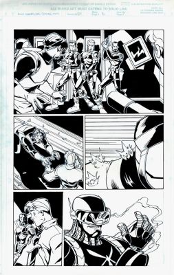 Mike Wieringo, Richard Case | Sensational Spider-Man #27 P 16 (Looter aka the Hornet Battles Armored Shield Agents!) 1998 | Romitaman