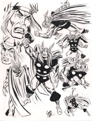 Chris Nye | Classic Thor, Character Study | Catskill Comics