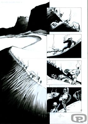 Olivier Vatine | Niourk Volume 2, Page 16 - Original Art by Olivier Vatine | Pulp’s Art