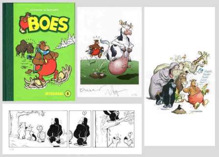 Boes - Luxe editie Boes Integraal deel 5 - N° 32/80 met originele strook in speciale map + ex-libris - hc met linnen rug | Catawiki