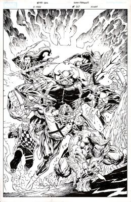 Sean Parsons | X-Men Issue 30 Page Cover | ComiConArt