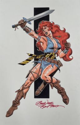 Ron Frenz Original Red Sonja Art Conan Sword Sorcery | eBay Europe