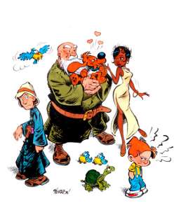 Verron | Illustration couleurs Ã  l’encre de Chine et Ã  l’… | Banque Dessinée