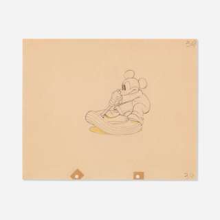 Mickey’s Service Station Mickey Mouse Production Drawing (Walt Disney, 1935) | Landry Pop Auctions