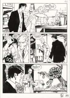 Stano, Angelo - original cover, "Dylan Dog" no. 233 "L’Ospite Sgradito" (2006) | Catawiki