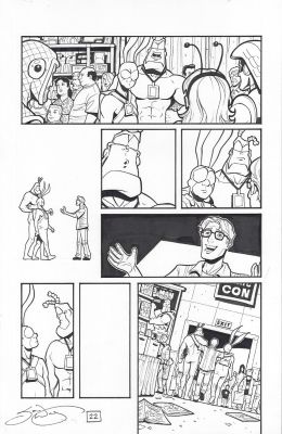 Sean Wang | The Tick’s Comic Con Extravaganza Issue 01 Page 22 | Splash Page