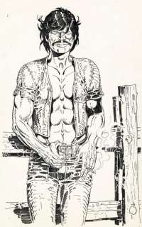 MALIK - lot 251 - Archie Cash, dessin original Ã  l‘encre de chine et Ã …