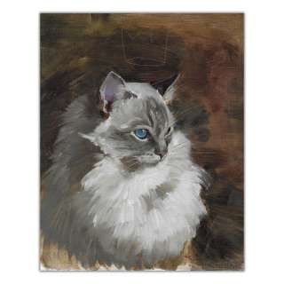 Cats - CATS - Gaëlle Hersent - Â« Poussin Â» - huile sur panneau