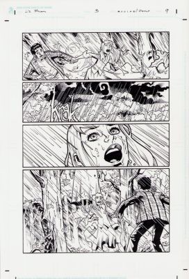 Karl Moline | Bprd: the Dead Remembered #3 Pg.9 - Interior Page - 2011 | Anthony’s Comic Book Art