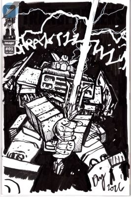 Daniel Warren Johnson | Transformers Issue 1 Page Sketch Cover | Felix Comic Art