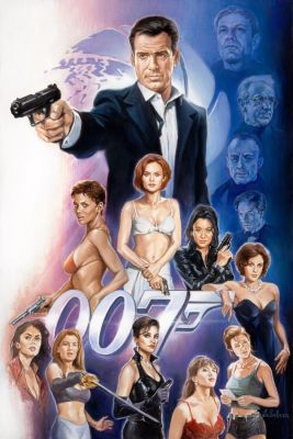 Leo Leibelman | James Bond / Pierce Brosnan | Comic Art House