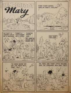 Fred Schwab, Star Ranger #5, 1 Pg Tenderfoot Mary | Weiss Auctions