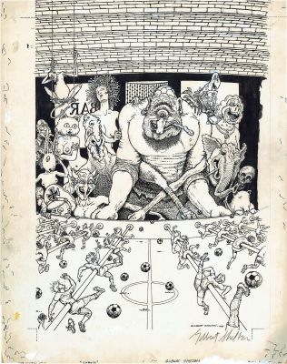 Gilbert Shelton | El Vibora – Couverture du n° 19 | La Galerie de la Bande Dessinée