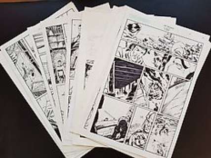 Scott Reed - 14 x Original Art Pages - The Last Odyssey (2008) 