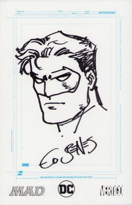 Ed Benes | Green Lantern Ink Art Commission - Signed | Anthony’s Comic Book Art