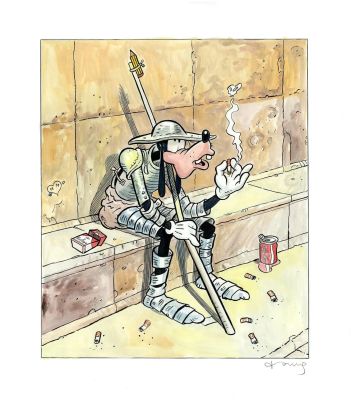 Goofy Inspired by Moebius’ Don Quixote | Corner4art