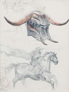 Philippe DELABY (1961-2014) Dessin Dessin original tiré de l’univers de "Guinea Lord" | Tajan