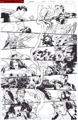 Dan Mora | Covers / Pinups Issue Dc K.O. # 2 Page Cover | Kwan Chang