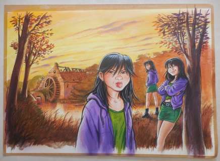 Bosschaert, Jan  - Grote originele cover in kleur - Zusjes Kriegel I - (2009) | Catawiki