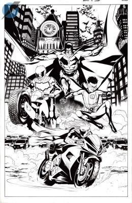 Ryan Sook - Batman Issue 9 Page Cover