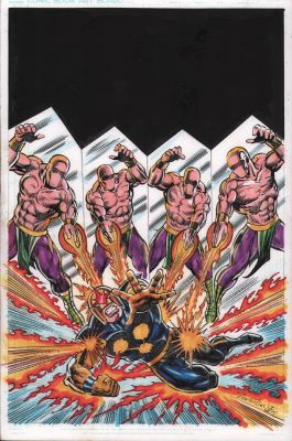 Joe Rubinstein, Ron Wilson | Nova Color Cover Re-Creation - Signed - 2015 | Anthony’s Comic Book Art