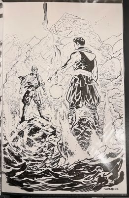 Chris Samnee | Fire Power #25 Cover Original Art | Chris Samnee