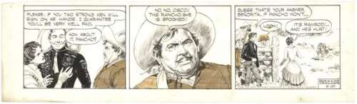 132: Jose Luis Salinas Cisco Kid daily 8/20/52 comic ar | Russ Cochran
