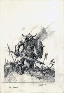243: Gino D’Achille pencil King Kobold original art | Russ Cochran