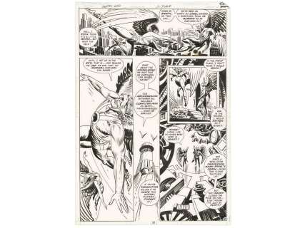 Detective Comics #500 Pg 52 Hawkman Orig Art | Weiss Auctions