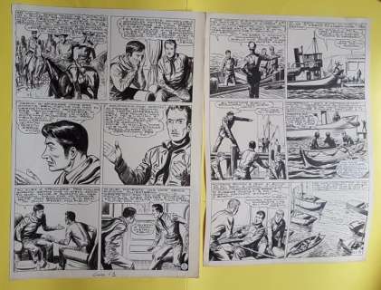 Tarquinio, Sergio - 2x original signed plated, "Ray Fox" and "3 storie avventurose" | Catawiki