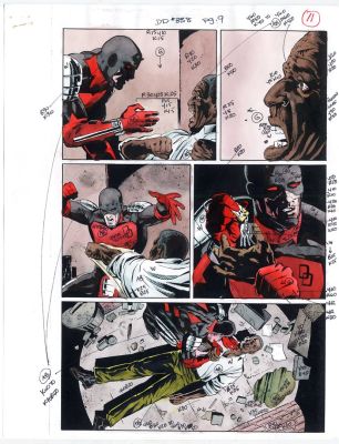 Christie Scheele Alexander Jubran Ande Parks | Daredevil - Color Guide Issue 338 Page 11 | Catskill Comics