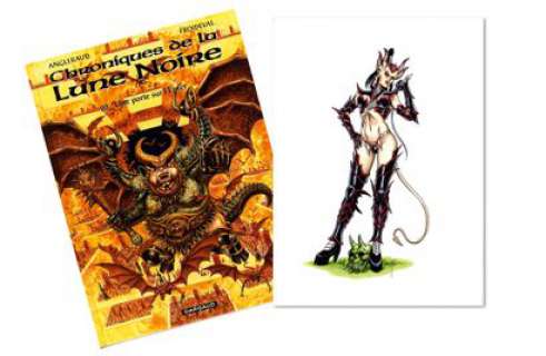 Angleraud, Fabrice &... | Les chroniques de la lune noire Dédicace Ã  l’encre... | Cornette de St Cyr