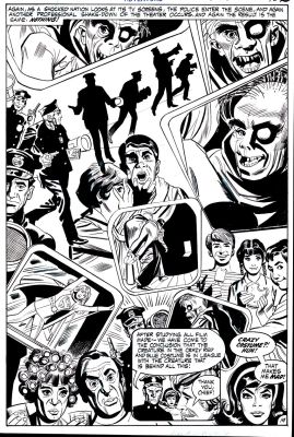 Henry Scarpelli, Mike Sekowsky | Adventure Comics #407 P 14 (Collage Splash with Supergirl & Many Others!) 1971 | Romitaman