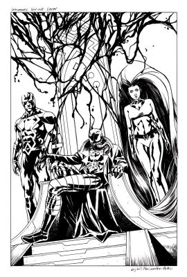 Djibril Morrisette-Phan | Inhumans: Once And Future Kings #2 Cover (Black Bolt, Medusa, Venomized Maximus!) 2017 | Romitaman